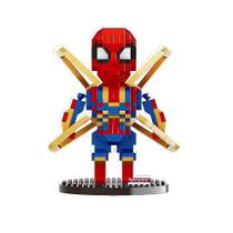 Spiderman Building Blocks Puzzle Micro 3d Figuras Marvel Her