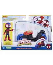 Spidey Spider Man Miles Morales e Motocicleta Hasbro