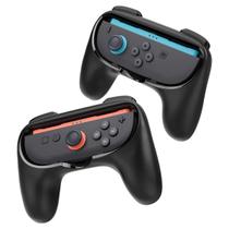 Spigen Grip JoyCon para Nintendo Switch 2 NS100, Kit com 2 unidades Preto