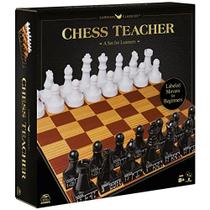 Spin Master Games Cardinal Classics, Chess Teacher Strategy Board Game para Iniciantes Learners Rotulados Movers 2-Player Easy Chess Set, para adultos e crianças com idades entre 8 e acima