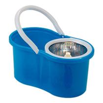 Spin Mop 360 Esfregão Cesto Inox Com 3 Refil e Toalha Mágica Multiuso