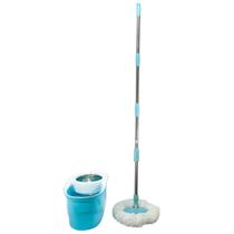 Spin mop Magic Mop com rotação de 360 Graus Na Cor Azul Spin mop Magic Mop com rotação de 360 Graus Na Cor Azul