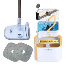 Spin Mop True & Tidy TrueClean 2.0 com balde removível Spin Mop True & Tidy TrueClean 2.0 com balde removível