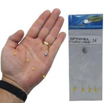 Spinhel Pesca Chicote 4 Anzol Com Pernadas Lambari Tilapia