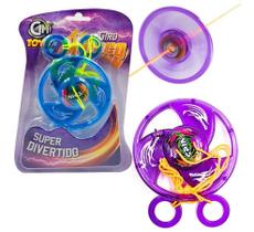 Spinner De Corda Gira Rápido Giro Maluco Luz Led Colorido - Cim Toys Spinner De Corda Gira Rápido Giro Maluco Luz Led Colorido - Cim Toys