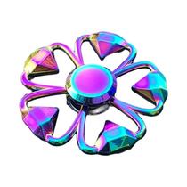 Spinner De Mão Colorido De Metal Arco-íris De Alta Velocidade Para Adultos De Alívio De Ansiedade E