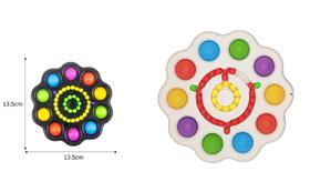 Spinner Fidget Bubble Magic Dish Sensorial Anti Stress Pop it - Lynx Produções artistica ltda