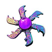 Spinner Metálico Com Gradiente Arco-Íris, Brinquedo Antiestresse Para Crianças E Adultos