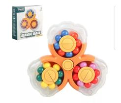 Spinner Sensorial Montessori Quebra Cabeça Cubo Mágico Giratório Brinquedos De Alívio Do Estress Fidget