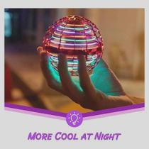 Spinner Voador Led Flynova Pro Bola Esfera Mini Drone (Vermelho) Spinner Voador Led Flynova Pro Bola Esfera Mini Drone (Vermelho)