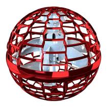 Spinner Voador Led Flynova Pro Bola Esfera Mini Drone Vermelho Spinner Voador Led Flynova Pro Bola Esfera Mini Drone Vermelho