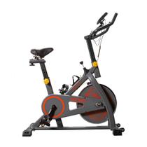 Spinning Athletic Advanced 150BS Suporta 120kg disco 6kg Pedal suave monitor 8 funções Ideal queima de gordura