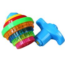 Spinning Top CurckUA Light Up Flashing para crianças, cor aleatória