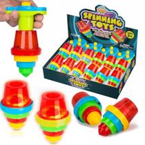Spinning Tops IPIDIPI TOYS Spineez Light Up, pacote com 12 unidades para crianças