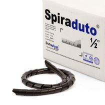 Spiraduto 1/2 Organizador De Cabos - Dutoplast - Preto 5M