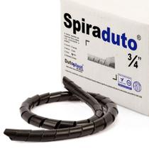 Spiraduto 3/4 Organizador De Cabos - Dutoplast - Preto 10M