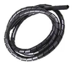Spiraduto Organização E Proteção De Cabos 1" Preto 5 Metros