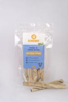 Spiral de Couro Bovino Natural para Cães e Gatos - 5 Unidades