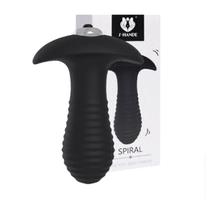 Spiral S-Hande Plug Anal com Vibração Bullet 10cm x 3,3cm em Silicone
