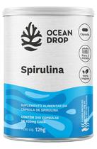 Spirulina 100% Natural - 240 Cápsulas 520mg - Ocean Drop