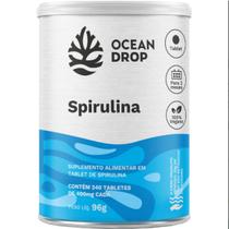 Spirulina 240 Tablets 400mg Ocean Drop