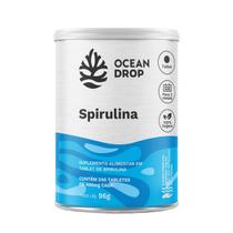 Spirulina 400mg Ferro Vitamina B12 Ocean Drop 240 Tabletes