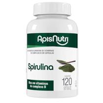 Spirulina 500mg 120 Cáps - ApisNutri