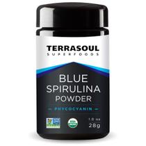 Spirulina azul em pó Terrasoul Superfoods 30 mL (28 porções) Spirulina azul em pó Terrasoul Superfoods 30 mL (28 porções)