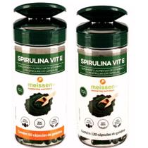 Spirulina com Vitamina E 60 cápsulas Meissen