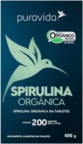 Spirulina Orgânica Puravida 200 Tabletes