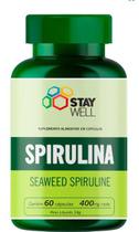 Spirulina Pura 400mg Premium - Stay Well - 60 Cápsulas SPN