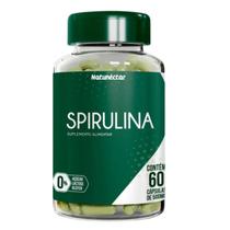 Spirulina Pura 500mg 60 Cápsulas Concentrada Original Suplemento Alimentar Natural Proteínas Sódio Vitamina B12 Natunectar - Natunéctar Spirulina Pura 500mg 60 Cápsulas Concentrada Original Suplemento Alimentar Natural Proteínas Sódio Vitamina B12 Natunectar - Natunéctar