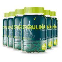 Spirulina Suplemento em Capsulas Vegana 180 Dias Eleve Life