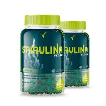 Spirulina Suplemento em Capsulas Vegana 60 Dias Eleve Life