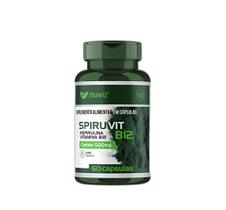 Spiruvit Spirulina e Vitamina B12 60 Cápsulas Muwiz