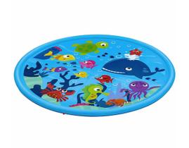 Splash Pad Bestway H2OGO! Under The Sea 10' azul com estampa animal