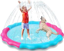 Splash Pad Sprinkler Jasonwell Kids Dog Antiderrapante Pool