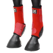 Splint Boot para Cavalo em Neoprene Vermelha M Reis 31657 Splint Boot para Cavalo em Neoprene Vermelha M Reis 31657