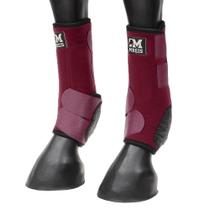 Splint Boot para Cavalo em Neoprene Vinho M Reis 31654 Splint Boot para Cavalo em Neoprene Vinho M Reis 31654