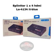 Splintter hdmi 1 pra 4 telas 1.4 Le-4134 it-blue