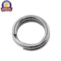Split ring encastoados aprazivel argola