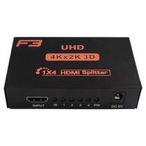 Spliter Hdmi 4 Portas 4K F3, JC-SPHMI Spliter Hdmi 4 Portas 4K F3, JC-SPHMI