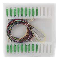 Splitter 1x16 Sc/apc Sm Plc 0.9mm 1.5m Divisor Fibra Verde