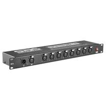 Splitter 8 Saídas Isoladas 1 Entrada Dmx Santo Angelo Bivolt Profissional