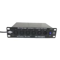 Splitter Box Amplificador DMX - 1 Entrada x 4 Saídas - Lumyna Light