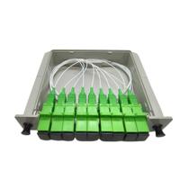 Splitter Box Modular 1X8 Apc Fibra Óptica Rede Internet Pon