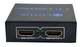 Splitter Com 1 Entrada Hdmi E 2 Saídas Hdmi 3D Gv Splitter Com 1 Entrada Hdmi E 2 Saídas Hdmi 3D Gv