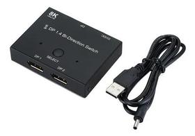 Splitter de Vídeo DisplayPort 1.4 8Kx4K 1x2