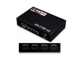 Splitter Distribuidor Hdmi 1x4 3d Divisor Full Hd 1.4 1080p - Global