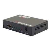 Splitter distribuidor hdmi 1x4 3d divisor full hd 1.4 1080p